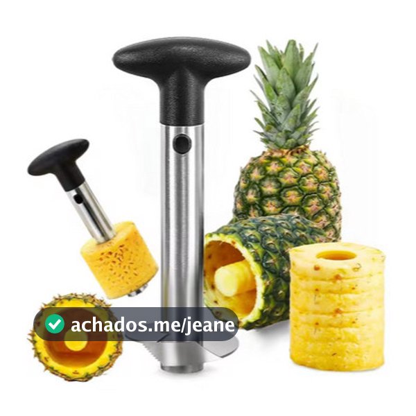 Fatiador De Abacaxi Descascador cortador Em Aço Inox Espiral Cozinha tira casca pratico