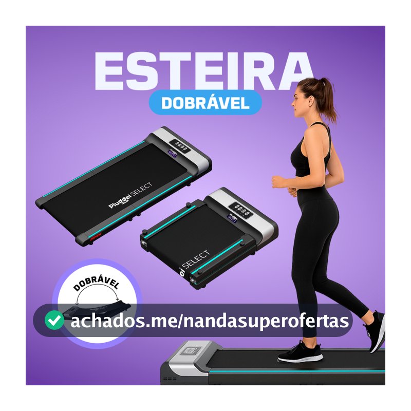 Esteira Elétrica Portátil Dobrável Ergométrica Fitness Corrida Caminhada Home Office