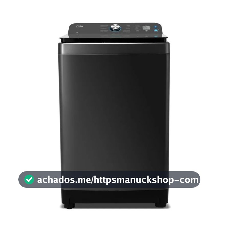 Máquina de Lavar 14 Kg Philco Preto PLR14B 12 Programas de Lavagem