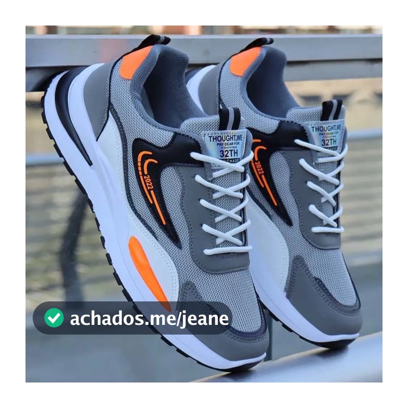 Sapatos masculinos com cadarço tênis de corrida tecido calçados esportivos casuais