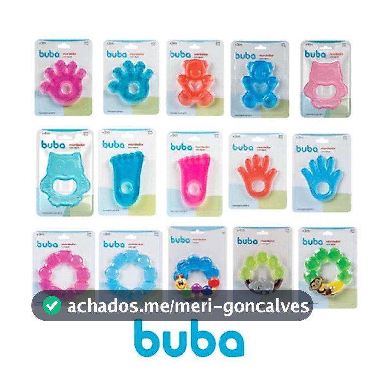 Mordedor Infantil Buba com Água