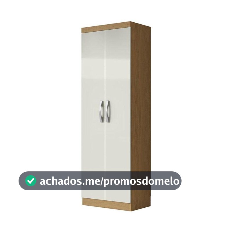 Armário Multiuso 2 Portas New 2000192 Atacama Off White - Aramóveis