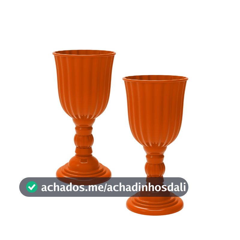 Kit 2 Vasos Dubai Grande Decoração Aniversário Casamentos