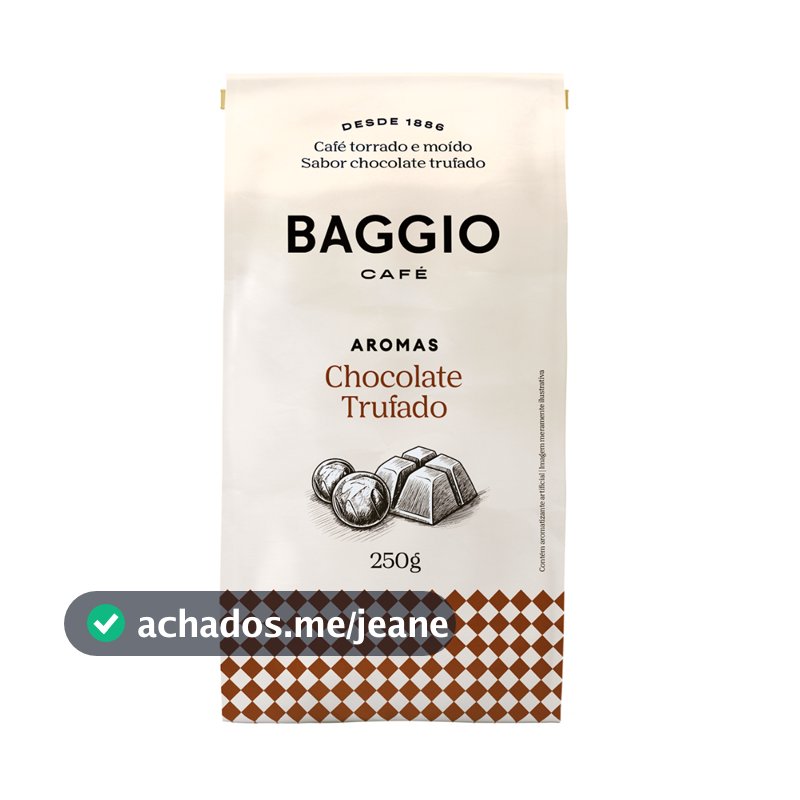 Baggio Café - Café Torrado e Moído Aromas Chocolate Trufado 250g