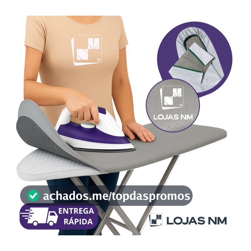 Capa Para Tábua De Passar Roupa Forro Térmico Aluminizado Com Espuma Mesa de Passar Todos Tamanhos