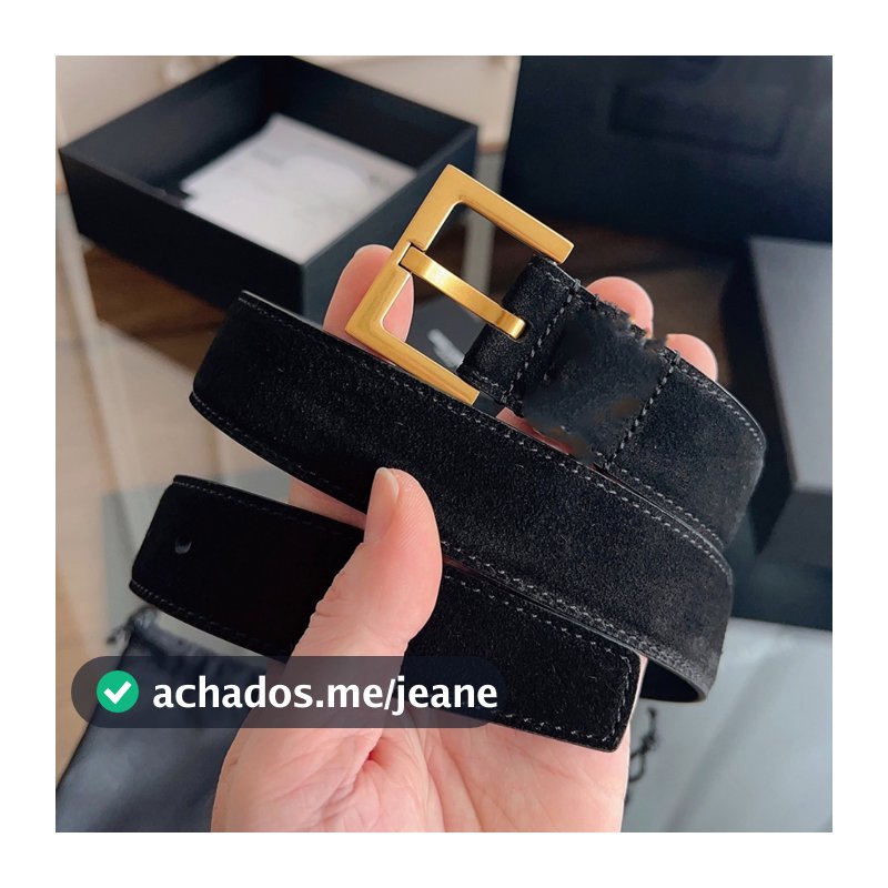 Cinto feminino com fecho quadrado de 3,0 cm, modelo simples, combinável com qualquer coisa.