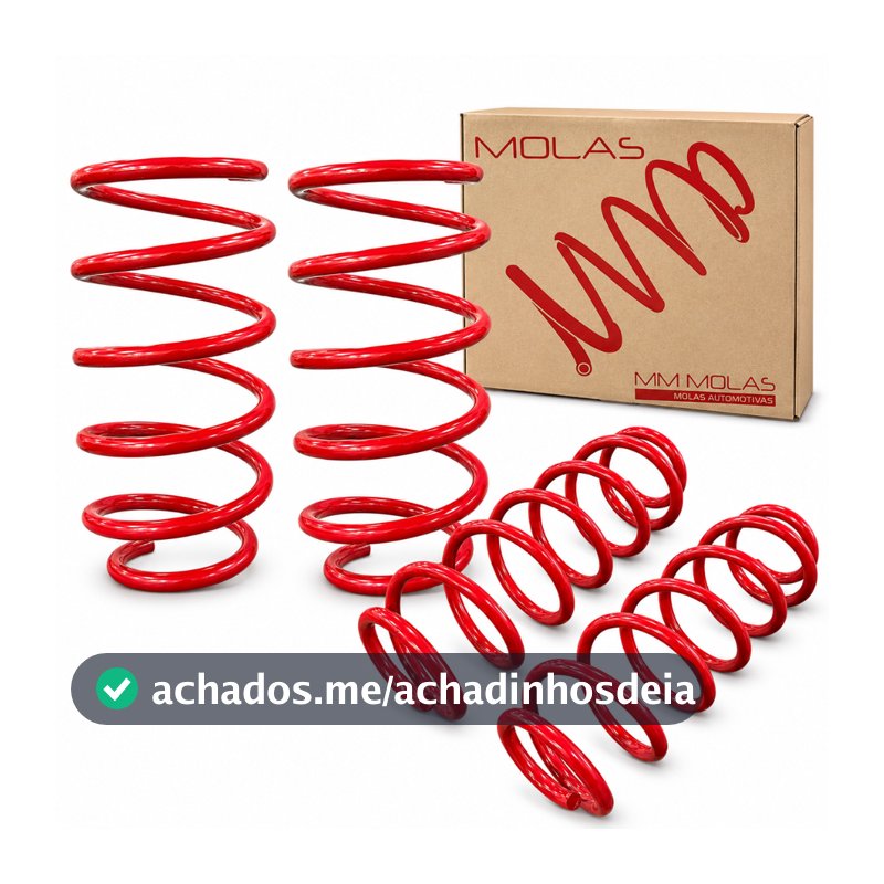Kit 4 Molas Esportiva Polo 1.6 G2 Ano 2003 A 2016 Mm Molas Fox CrossFox