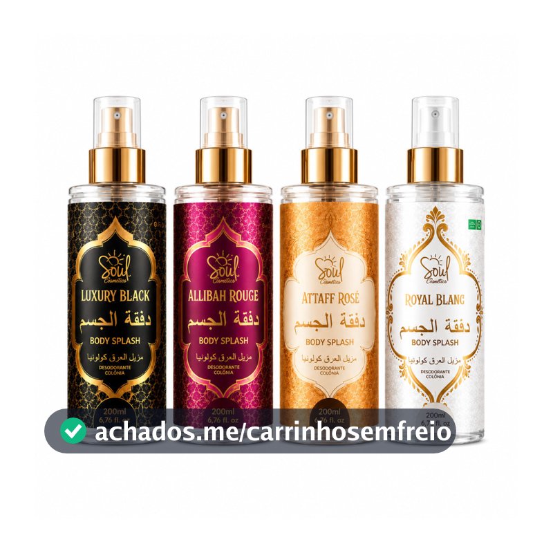 Kit Soul com 4 Body Splash para Diferentes Ocasiões