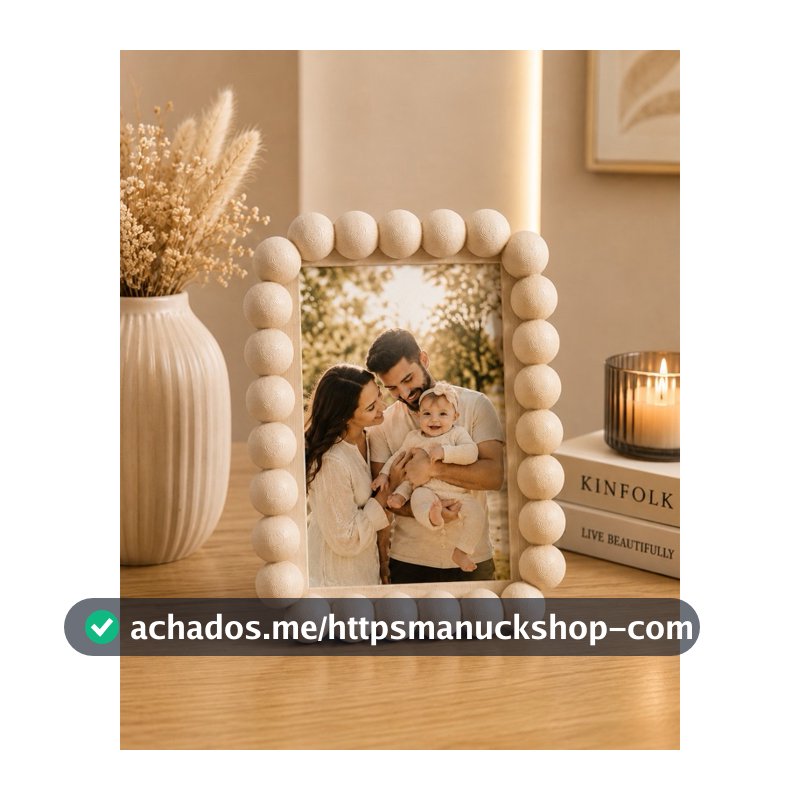 Porta Retrato Bubble Decorativo Moderno Moldura de Bolinhas
