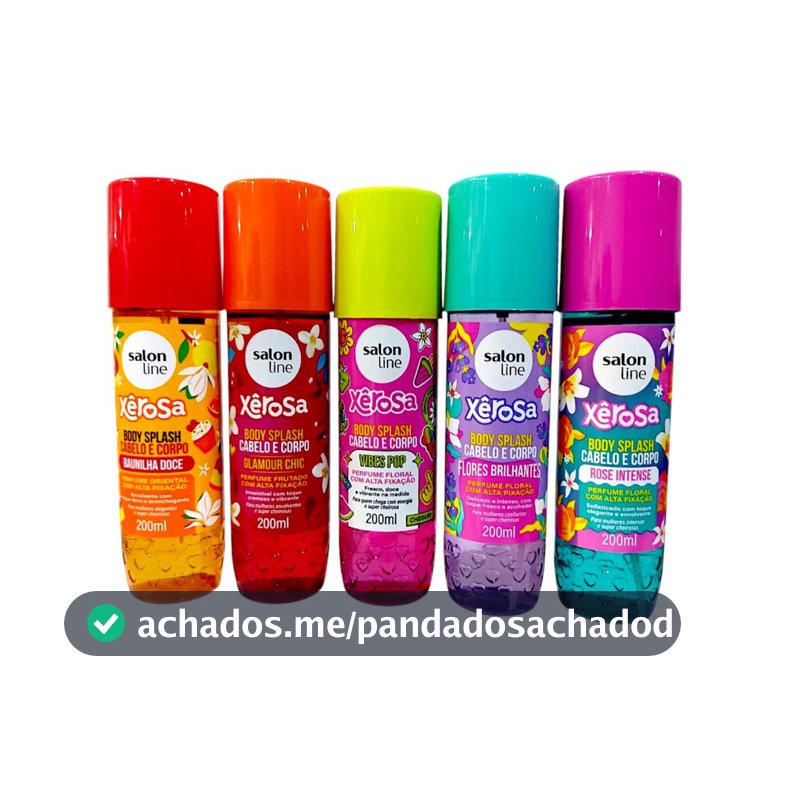 Body Splash Salon Line Para Corpo E Cabelo Xêrosa 200ml