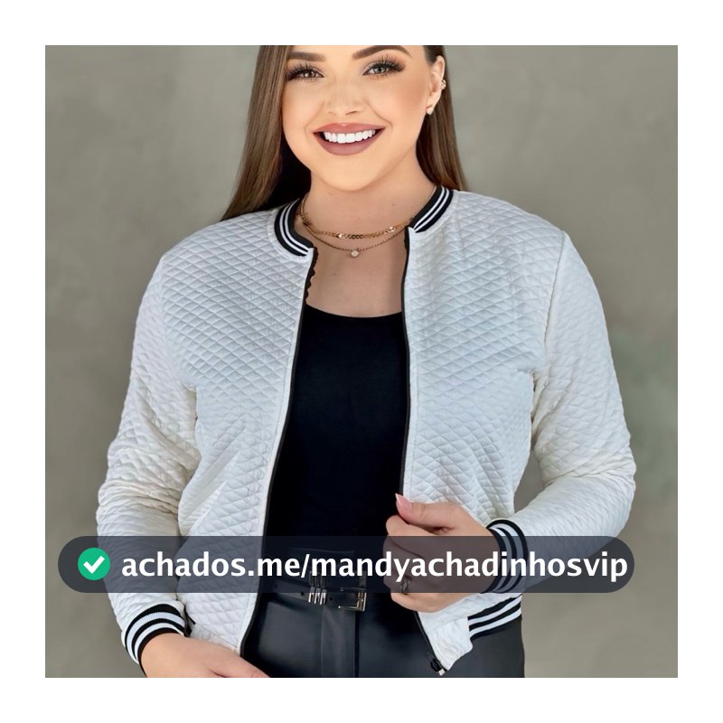 Jaqueta bomber P ao G3 N52 PLUS SIZE blusa feminina de frio casaco matelassê