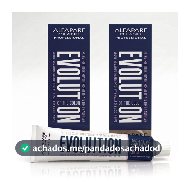 Coloração Alfaparf - TODAS AS CORES - Tintura Evolution of the Color - Produto Vegano Para Todos Tipos De Cabelo.