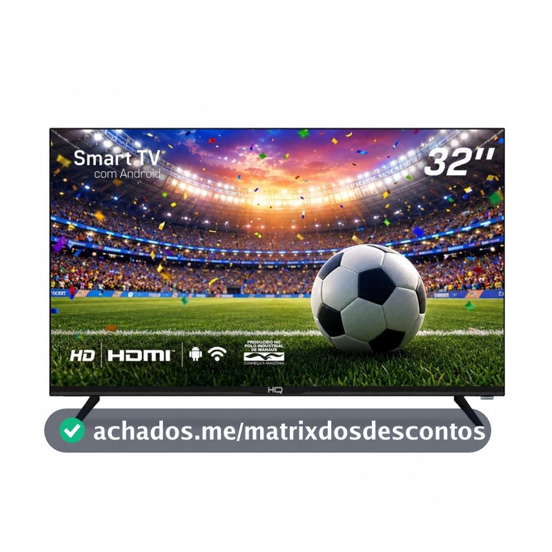 Smart TV HQ LED HD 32" HQS32NKHM