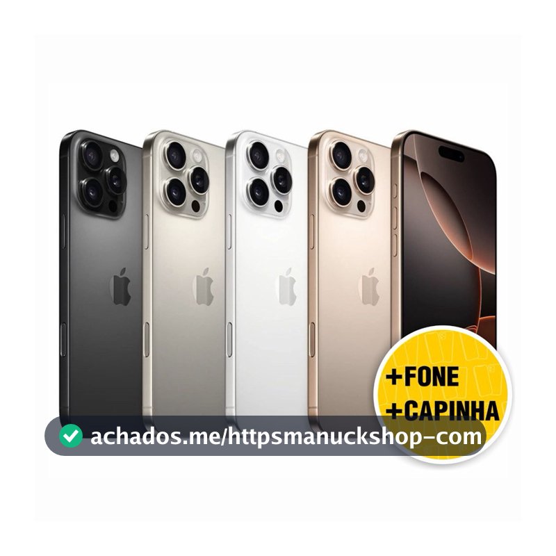 IPHONE 16 PRO E 16 PRO MAX ORIGINAL (VITRINE)