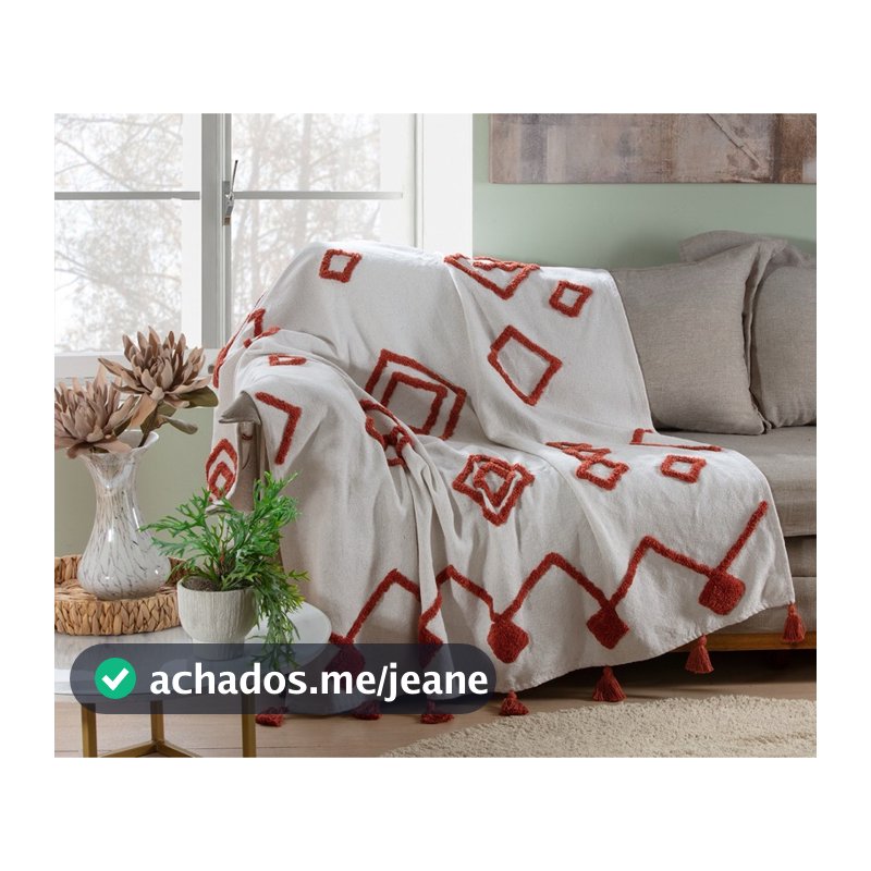 Manta Crochê Xale Bouclê Lã Para Sofa E Cama Tie Dye Decorativa 1,27x1,52m