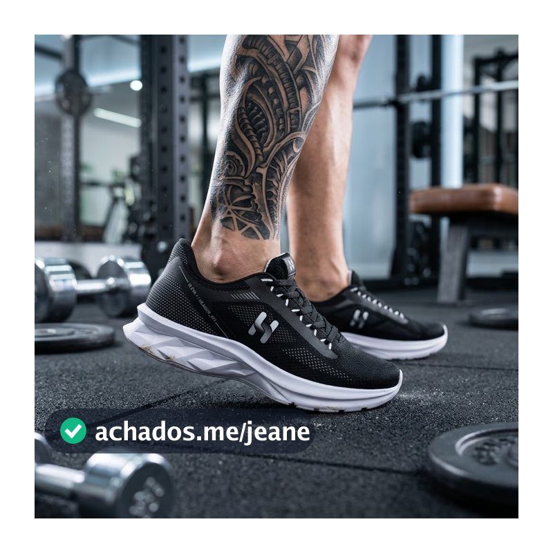 Tênis Masculino Running Academia Esportivo Corrida Caminhada Anti Impacto Respirável Macio Ultra Leve