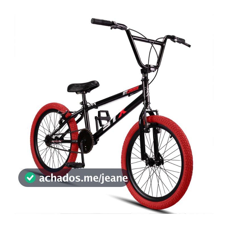 Bicicleta Aro 20 Infantil STX ST-CROSS Freio V-Brake Pneu Colorido