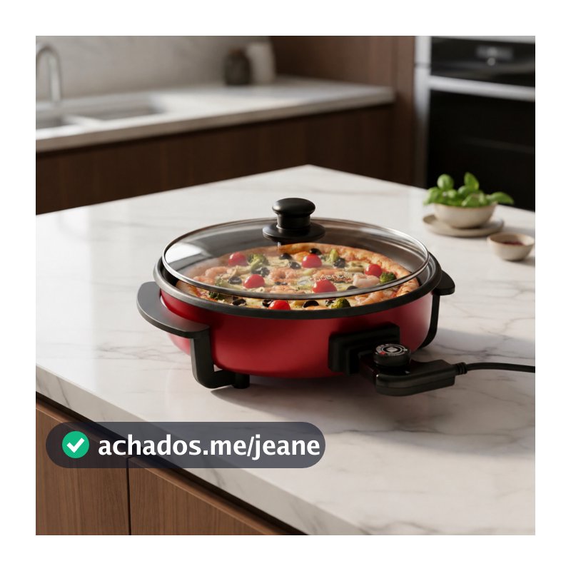 Panela Elétrica Rouge Pan610 Vermelha Cadence