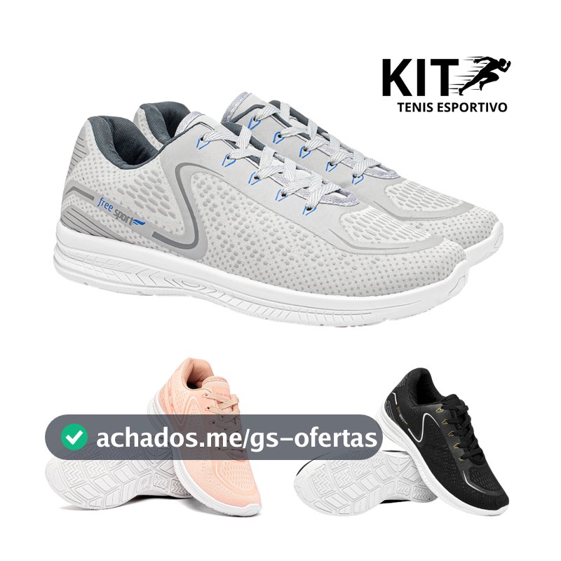 Kit Tenis Feminino Confortável Leve Corrida