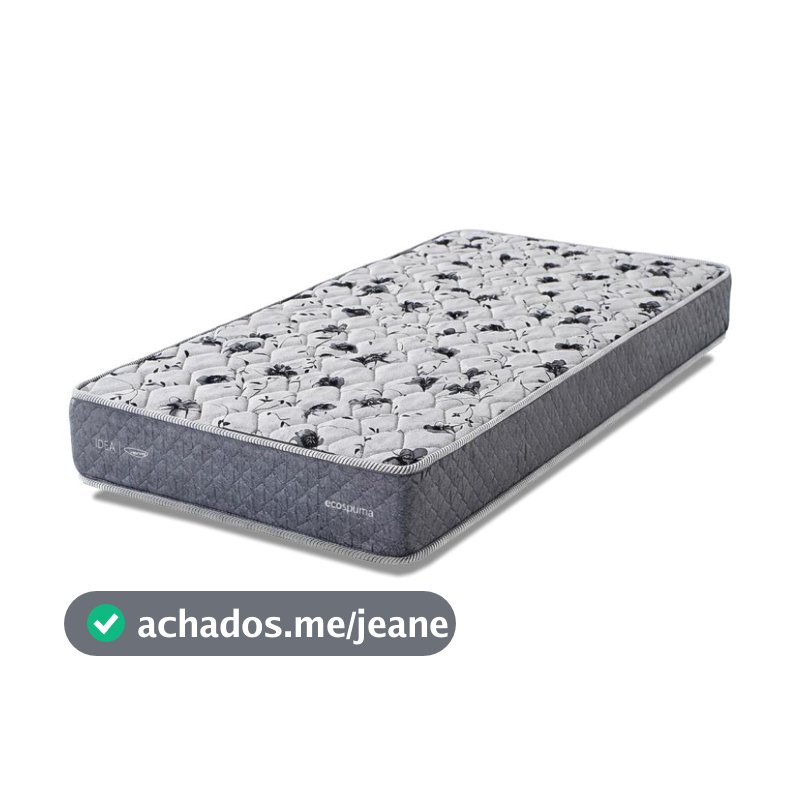 Colchão Solteiro Double Face AG65 Eclipse 88x188x20cm Herval - Suporta até 150kg por pessoa