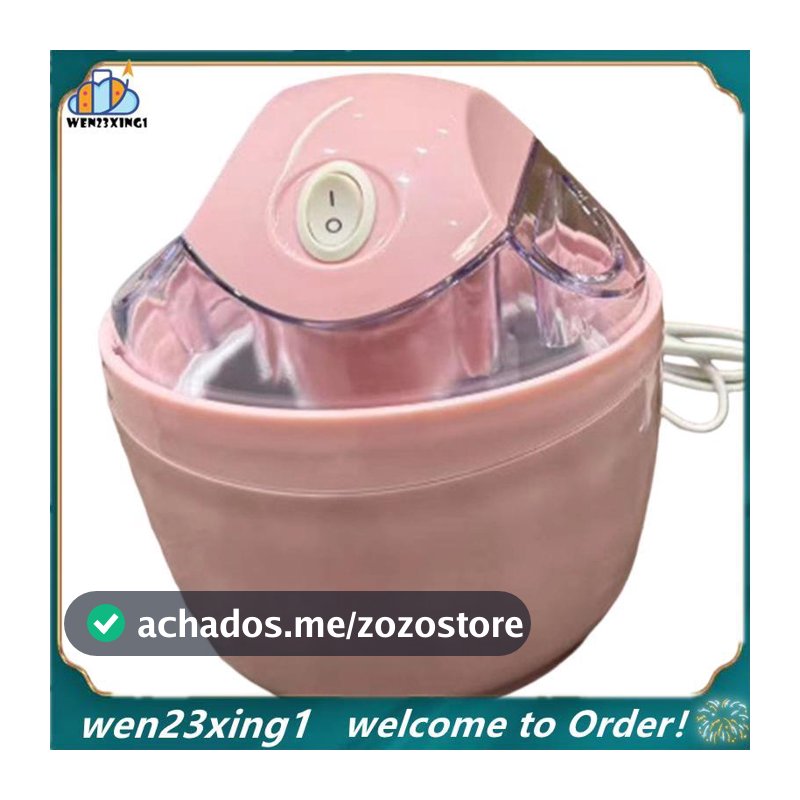 [Wen-Shop] DIY Sorveteira 0.5L Elétrica Automática Doméstica Máquina De Smoothie De Iogurte US Plug 01