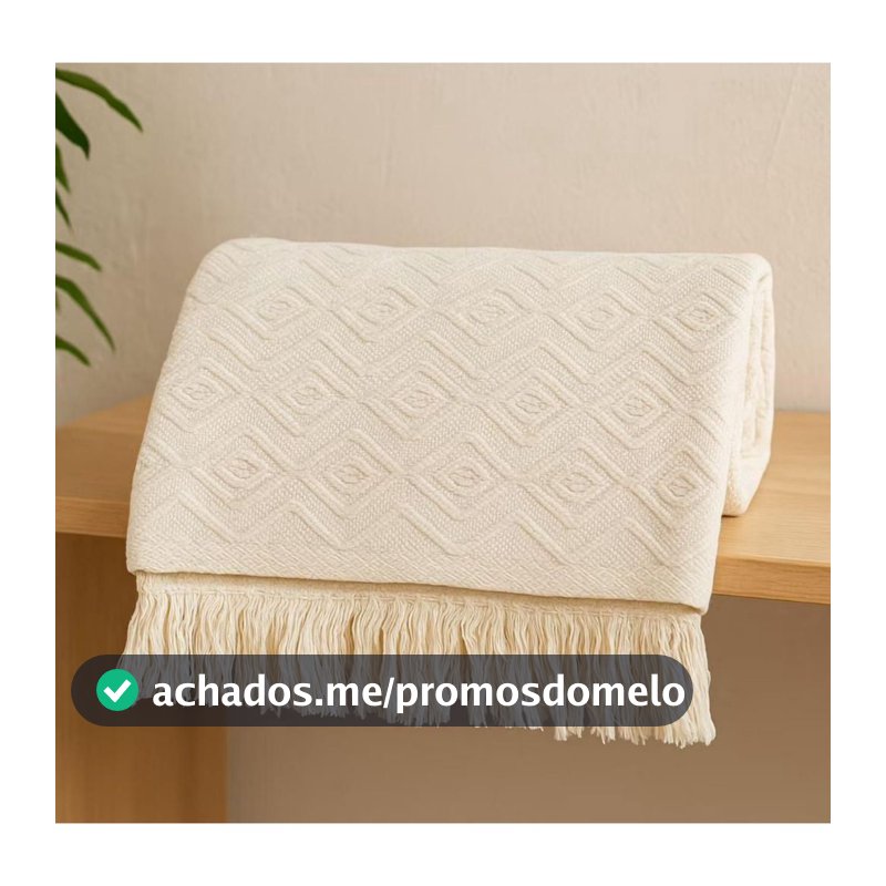 Manta Decorativa para Sofá 2,40x1,80m Gigante Algodão Luxo Capa Protetora Direto da fabrica