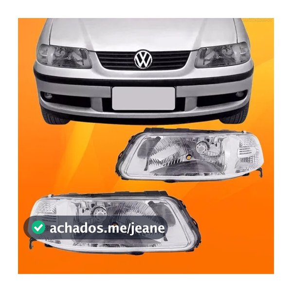 Farol Gol G3 99 00 01 02 03 Monoparabola Foco Simples