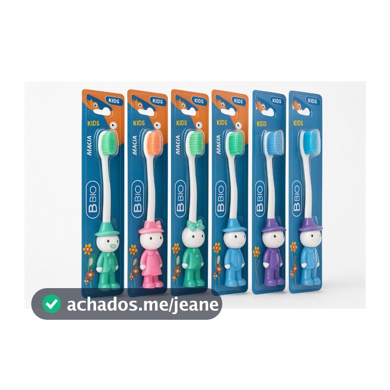 Kit 8, 12 ou 24 Escovas de Dente INFANTIL Navy /BLU Cerdas Macias