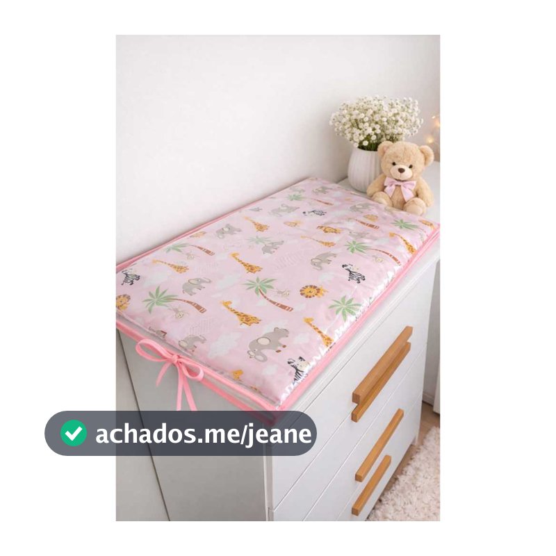 Trocador De Cômoda Bebê Impermeável  Hipoalérgico Higiênico
