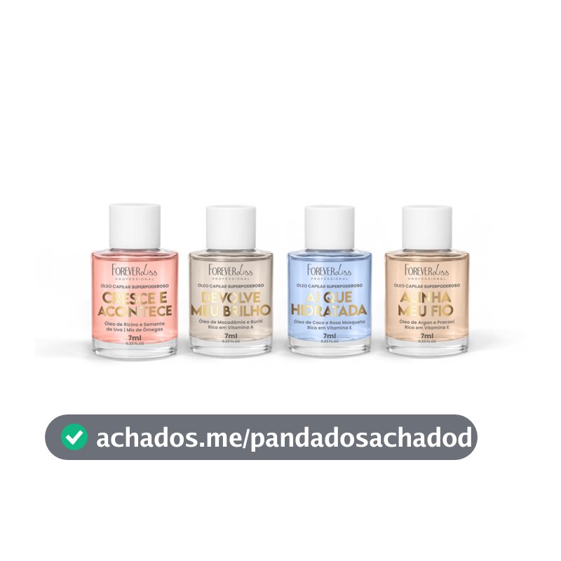 Kit Óleos Capilares Superpoderosos Completo Forever Liss 7 ml