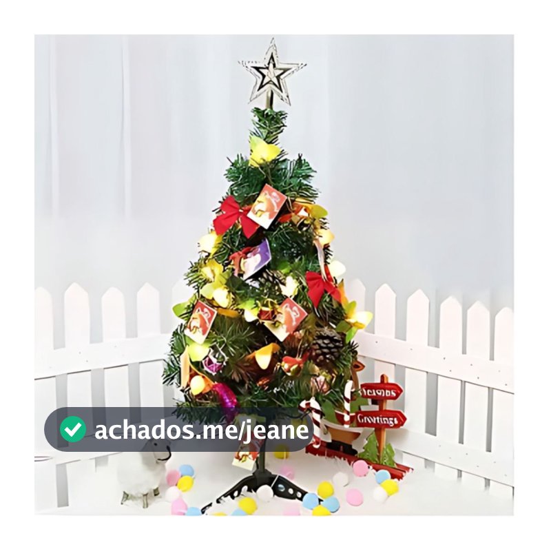 Pinheiro de Natal Mini Arvore de Natal Pinheiro de Mesa Decoração Casa Escritório PVC Verde