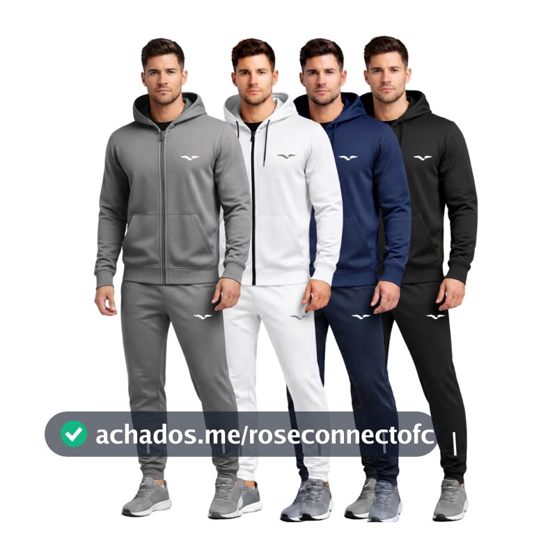 Conjunto Masculino Jaqueta Calça Jogger Esportivo Academia Treino Fitness Inverno Frio Casual Confortável