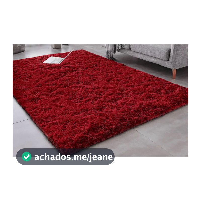 Tapete Grande Para Sala Macio Felpudo Luxo 2,00 X 1,40 m Pêlo Alto