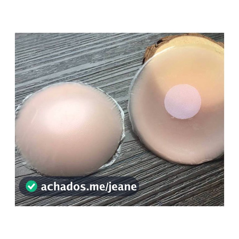 Protetor Aureola Silicone Tapa Bico Seio Adesivo Mamilo Silicone 212BIJU ( Redondo )