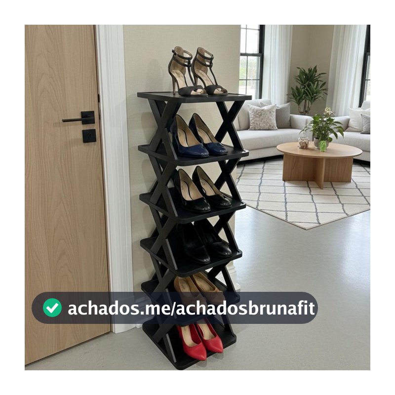 Sapateira Multifuncional Simples Organizador de Sapatos Andares Diversos Desmontável
