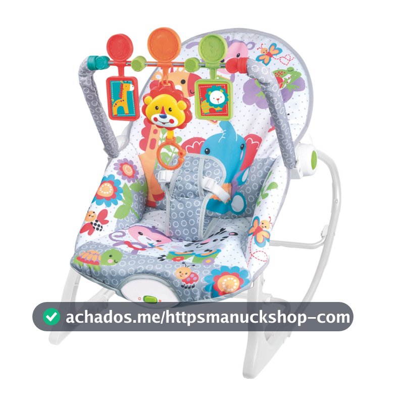 Cadeira de Balanço e Descanso com Sons Musicas e Vibrações suaves da Zippy Toys Conforto e Segurança