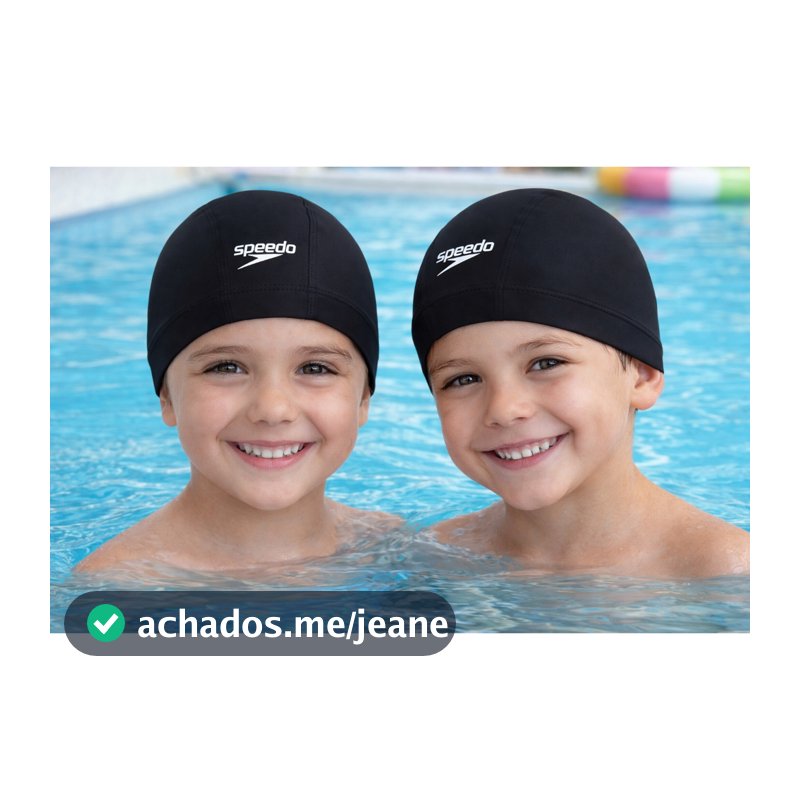 Touca Natação Speedo Xtrafit Jr Tecido Confortável Infantil 2 a10 Anos