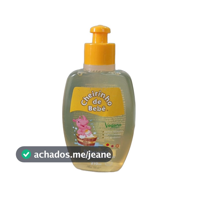Shampoo Infantil Cheirinho de Bebê Cabelos Cacheados 210ml Kanitz Vegano Sem Parabenos Cachos Definidos