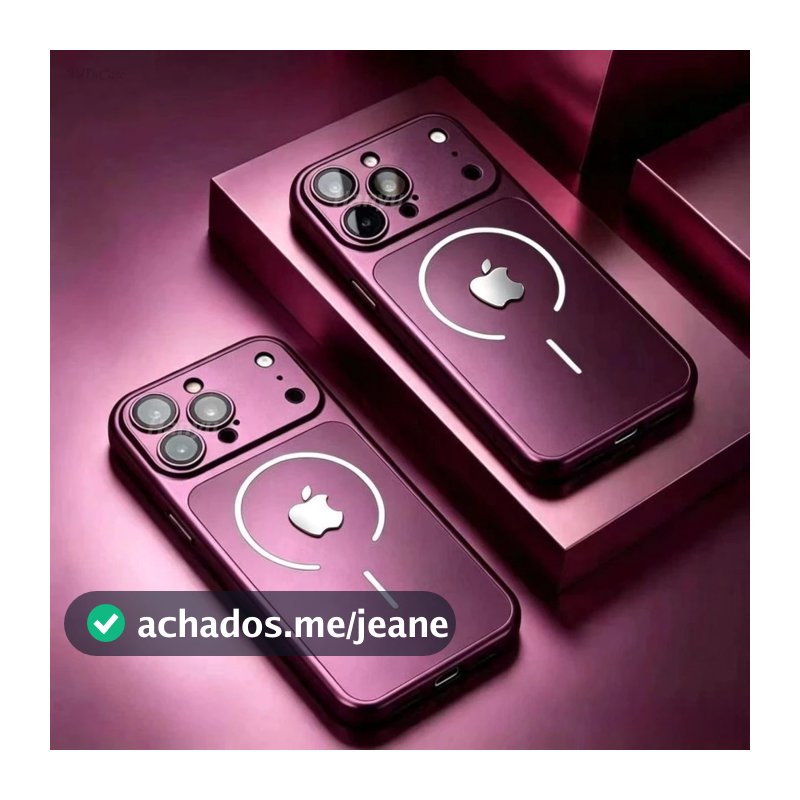 Cereja Vermelho Mudança Para Grande Janela Fosco PC Magnético Caso De Telefone IPhone 18 17 16 15 14 13 Pro Max Com Lent