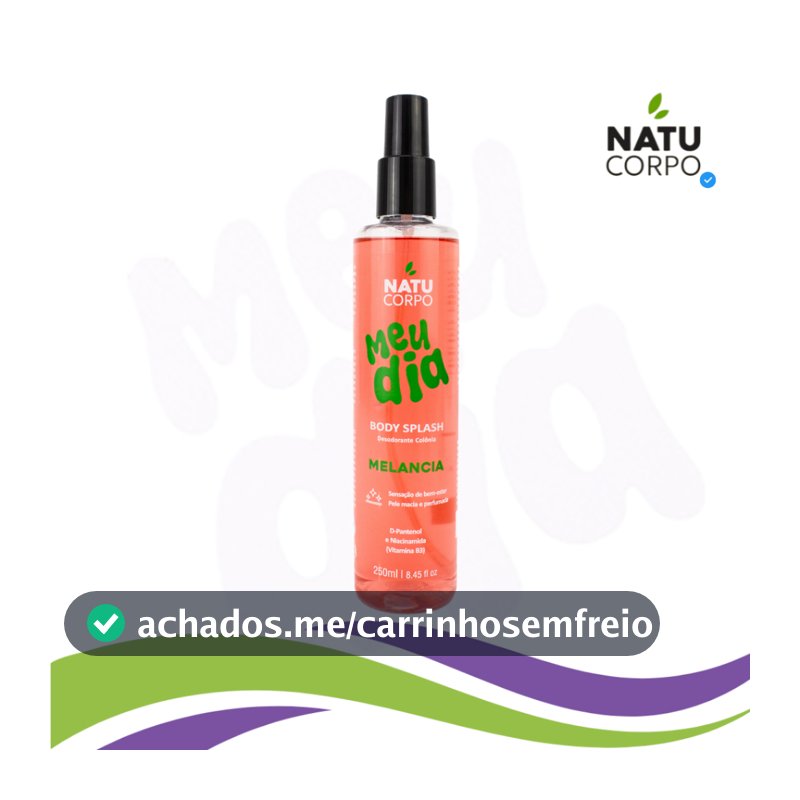 Body Splash Melania Natucorpo Meu Dia 250ml