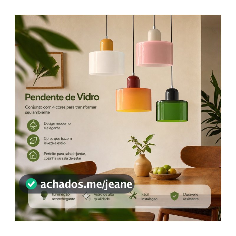 Lustre De Vidro Colorido Moderno Luz De Teto Nordic Quarto Cabeceira Pingente Minimalista Decorativo Pendurado Luzes Ade