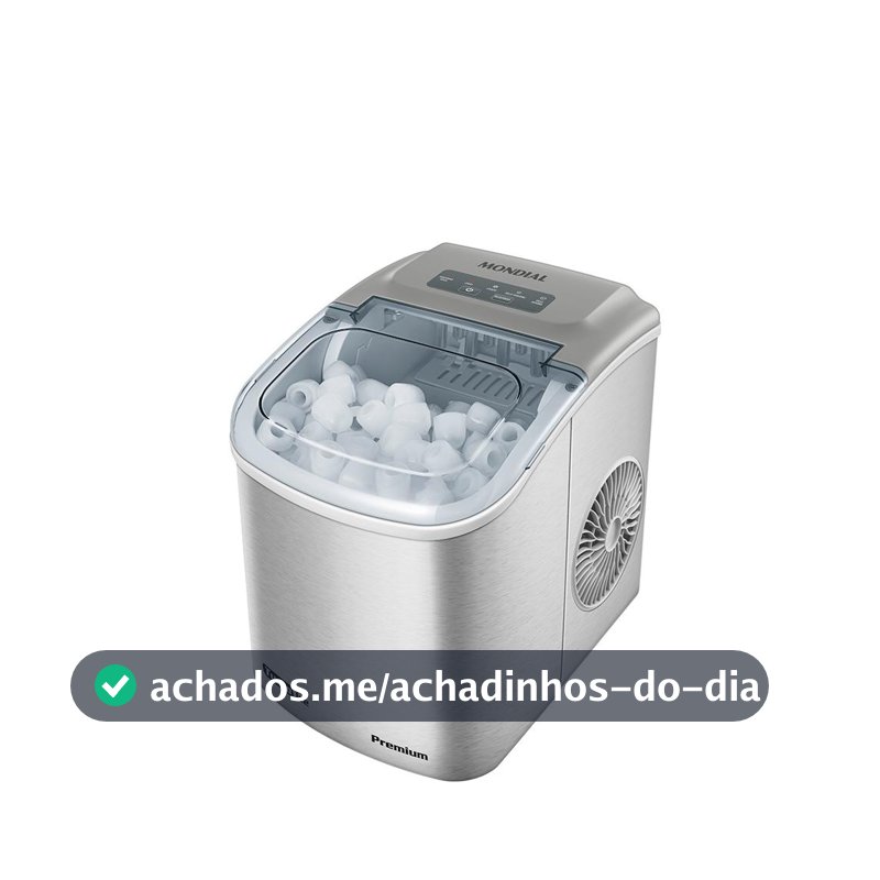 Máquina de Gelo Turbo Ice Premium Mondial MG-12-GI