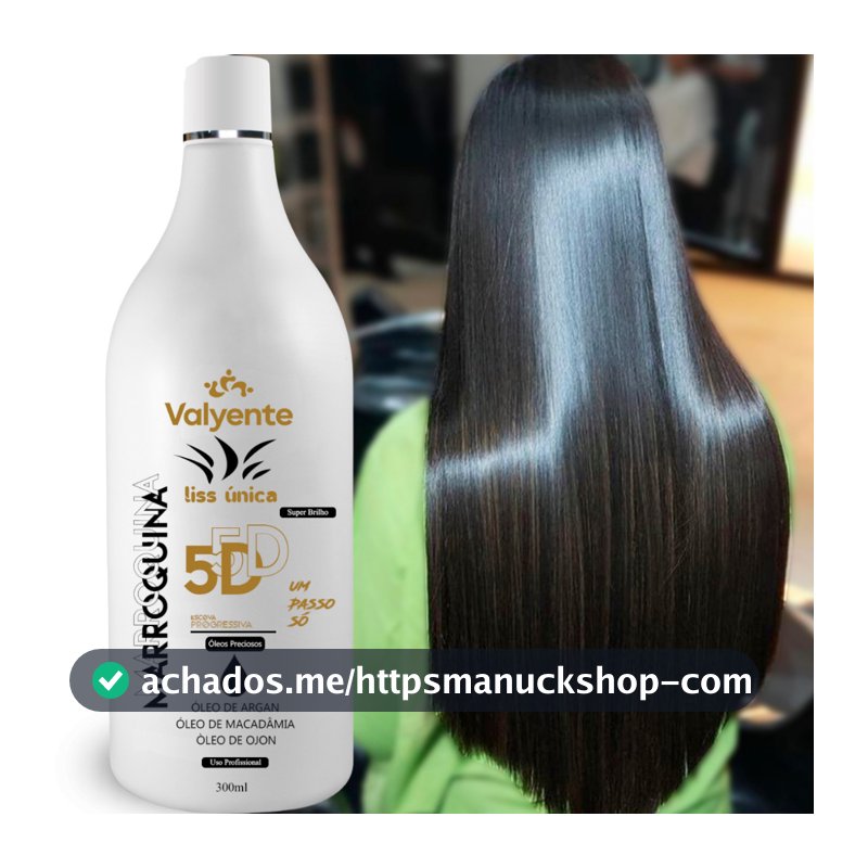 Marroquina Valyente Liss Única 300ml Profissional - Alinhamento Perfeito Em Única Aplicação