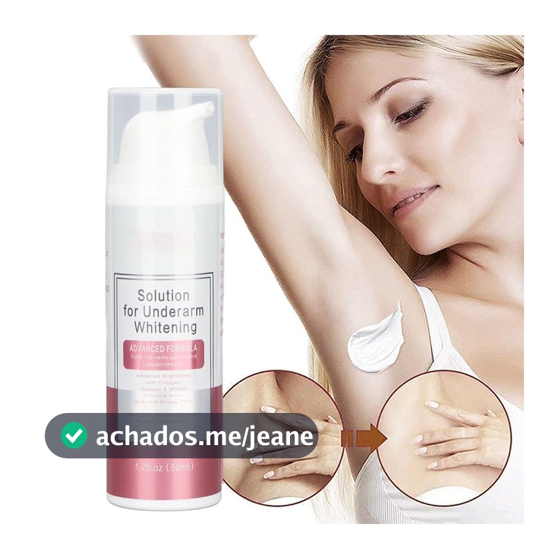 Creme clareador para axilas e barriga - Fórmula avançada de colágeno, hidratante clareador