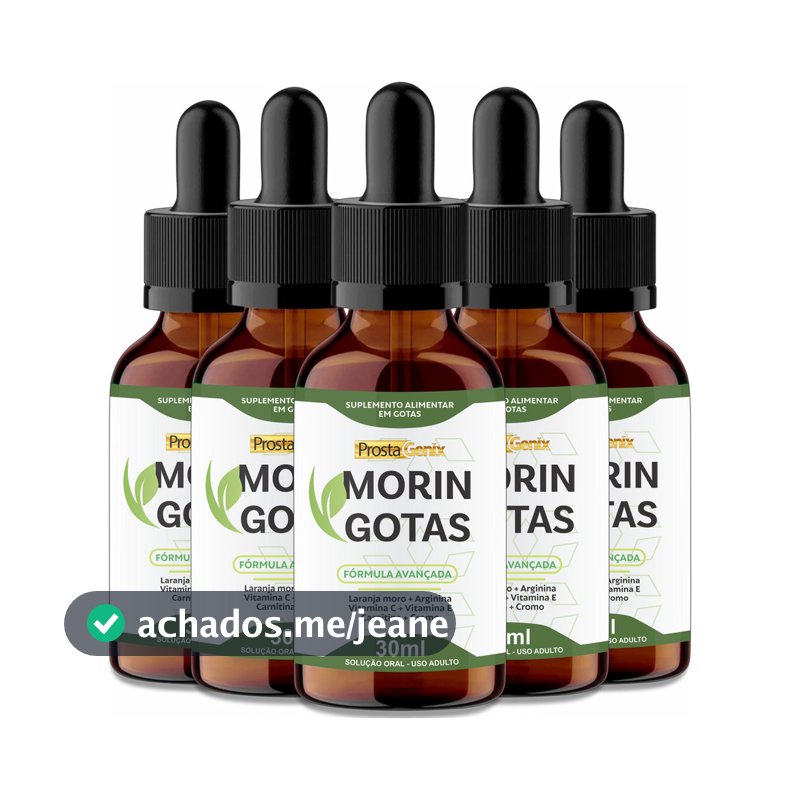 5 Morin Gotas 30ml Cromo E Vitamina B12 | Envio Imediato