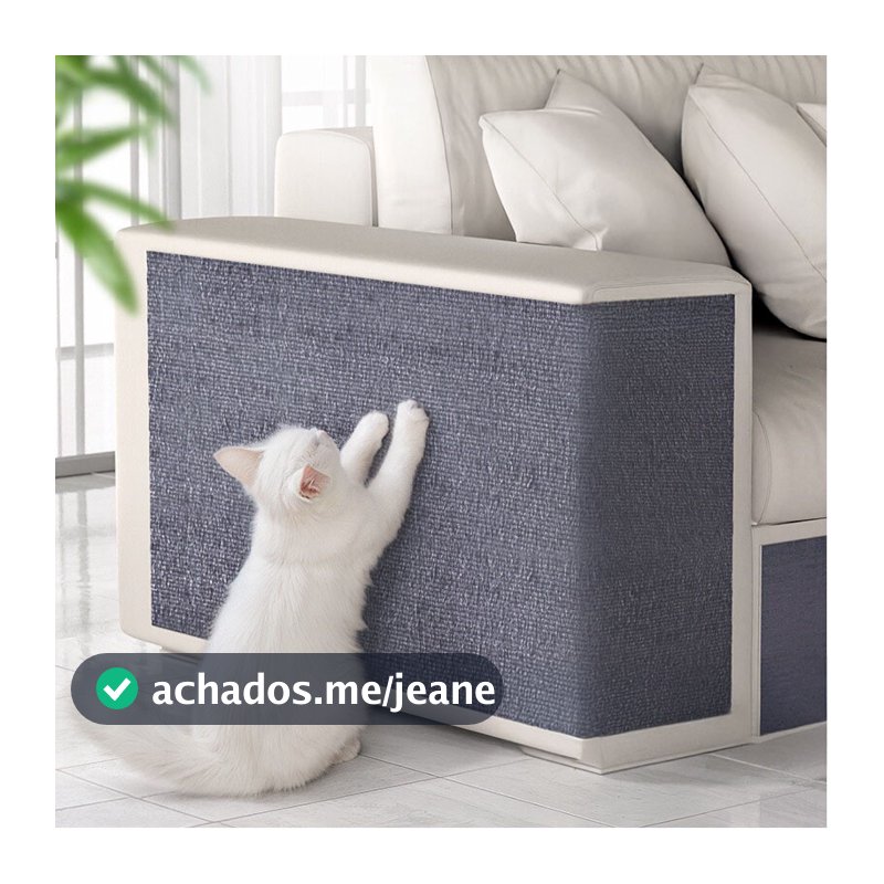 Tapete Arranhador Para Gatos Auto-Adesivo Proteçao Para Sofa