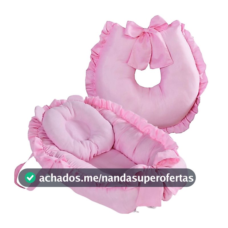 Ninho Redutor Recém ,Nascido Menino(a) + Almofada Amamentação Lindas Cores