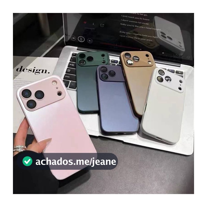 Estojo Caixa De Vidro Fosco Roxo Escuro Capinha De Celular Para iPhone 17 16 15 14 13 12 11 capa anti impacto ipnone 17