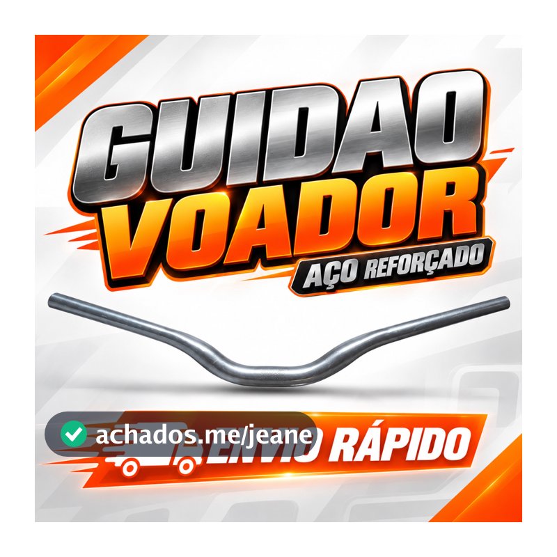 Guidão Voador Bicicleta Grau Tipo KALIN BH 31.8mm 680mm Aço Reforçado Prata para Gios Bike Urbana Rebaixada