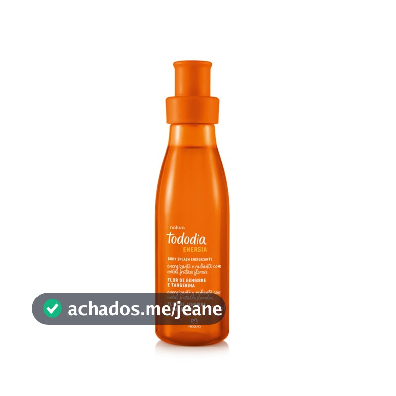 Natura Tododia Body Splash Flor de Gengibre e Tangerina 200 ml